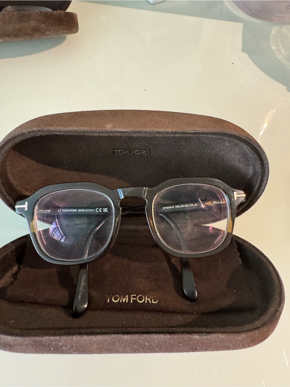 Authentic brown opaque Tom Ford Eyeglasses